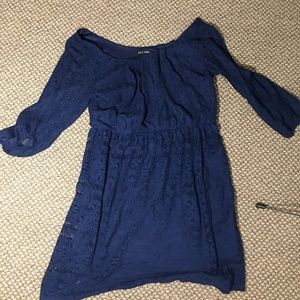 Long sleeve lace dress